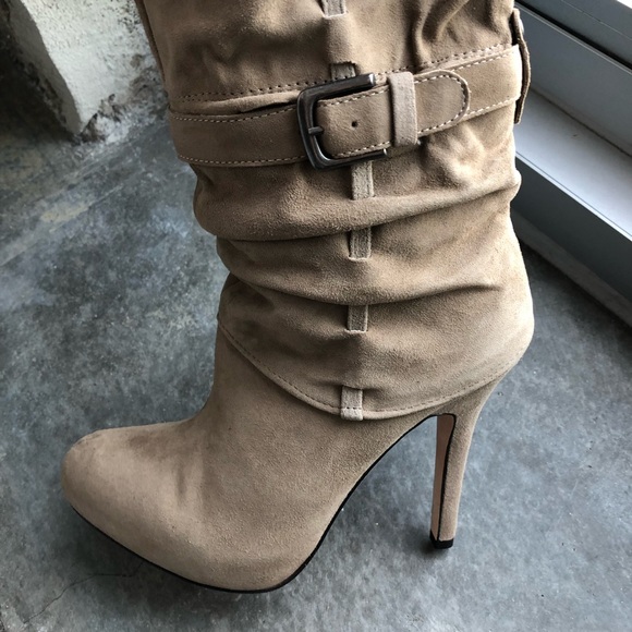 NEW Creative Recreation - Knee-High Taupe Boots - Picture 2 of 7